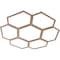 Ekena Millwork Florin Wood Fretwork Pierced Ceiling Medallion, Wood (Paint Grade), 34"OD x 12"ID x 3/8"T CMWP34X34X0375FOMF - alternate 5